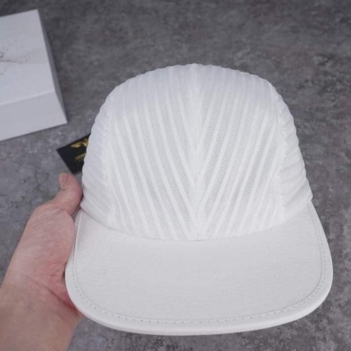 Mũ Lưỡi Trai Vải Dù Cao Cấp Jussy Họa Tiết Sọc Gân Cá Voi Kiểu Dáng Nón Lưỡi Trai Nam Nữ Thời Trang Full Tem Mạc