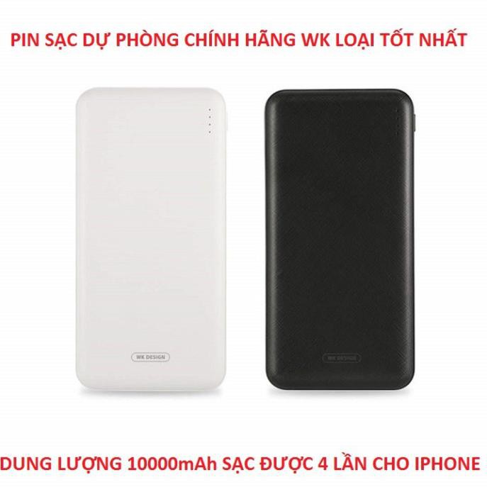 Pin Sạc Dự Phòng Chính Hãng WK Design 10000mAh  Model WP-075 siêu bền