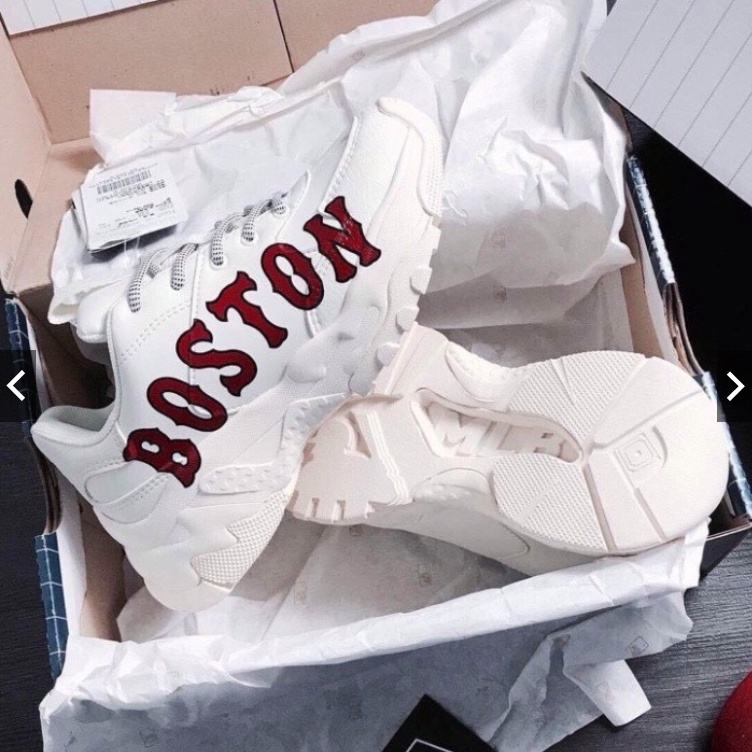 Giày Thể Thao Nam Nữ Boston - Giày thể thao trắng độn đế cao cổ tăng chiều cao, Sneaker trẻ trung, năng động D19 5.0 | BigBuy360 - bigbuy360.vn