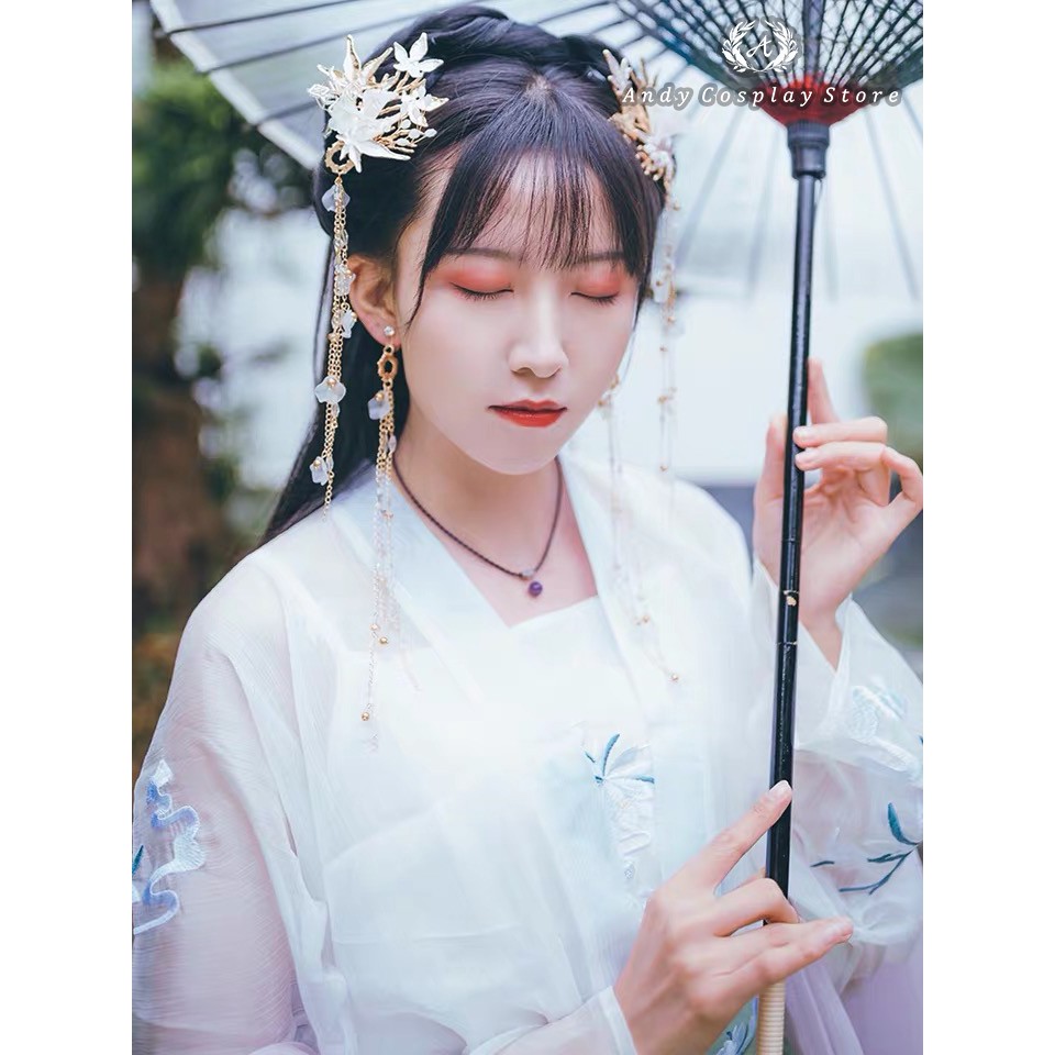 [CÓ SẴN] Cài tóc lá phong cổ trang