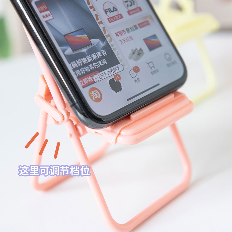 Giá Đỡ Điện Thoại Dạng Ghế Xếp Đa Năng Sáng Tạo