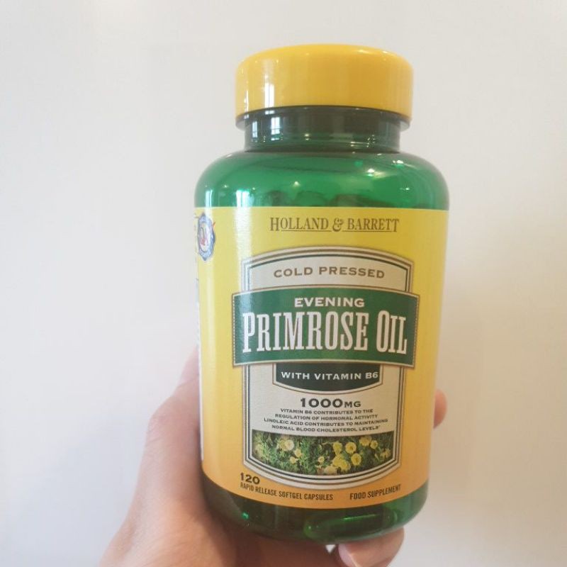[Có Bill] [1000mg][120v] Dầu Hoa Anh Thảo Evening Primrose Oil - chính hãng Holland & Barrett | BigBuy360 - bigbuy360.vn