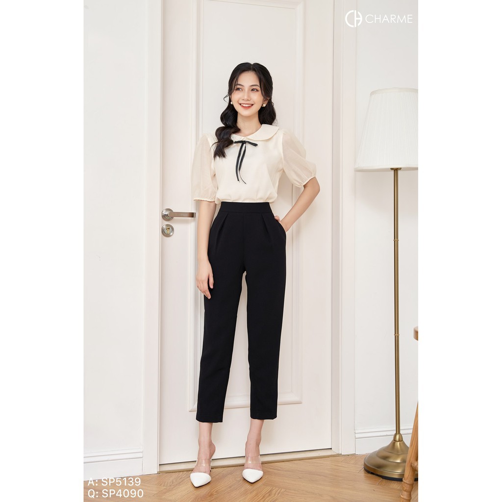 Quần công sở Charme quần 2 ly túi thẳng 4090