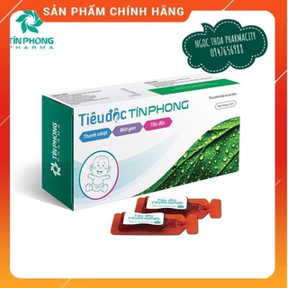 ✅ ✅ ống uống tiêu độc tín phong - thanh nhiệt, mát gan, tiêu độc - hộp 18 ống