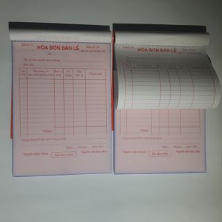 HÓA ĐƠN CARBON 2 LIÊN/ 3 LIÊN ( 10 quyển)
