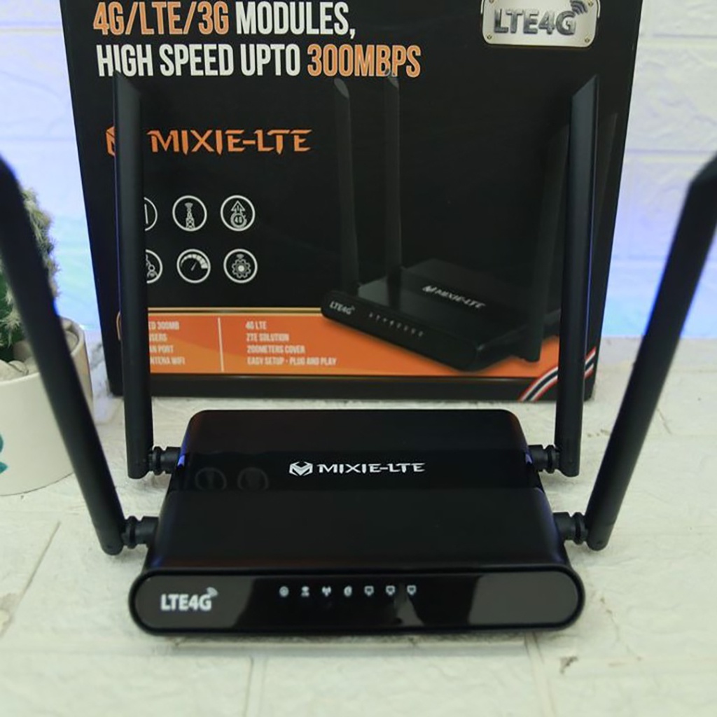 BỘ PHÁT WIFI MIXIE-LTE 4G 4 CỔNG LAN VÀ 4 ANTENA WIFI