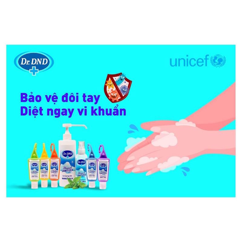 Nước rửa tay khô - Sát khuẩn tay nhanh Dr.DND