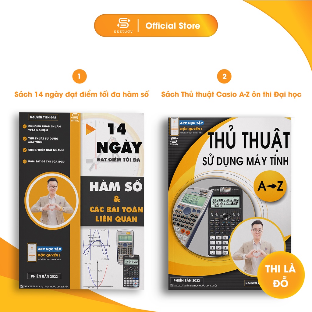 Combo 8 quyển sách ôn thi Đại học môn Toán toàn diện đầy đủ Chuyên đề