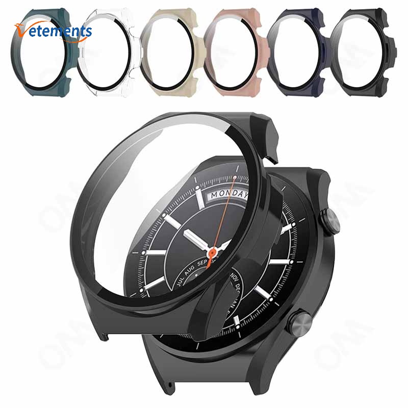 Ốp Bảo Vệ Mặt Đồng Hồ Thông Minh Xiaomi Watch S1 Kèm Kính Cường Lực