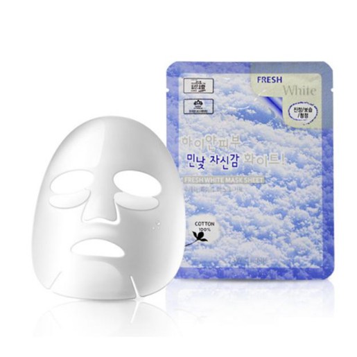 Mặt nạ tuyết dưỡng trắng da 3W Clinic Fresh White Mask Sheet 23g