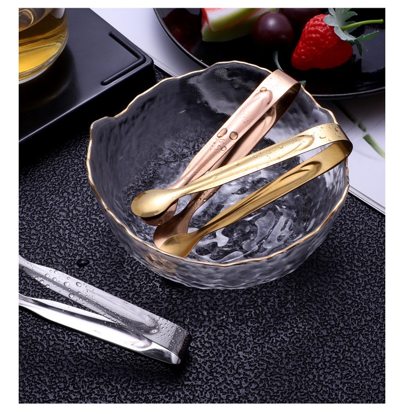 Kẹp gắp đường Mini bằng thép không gỉ tiện lợi