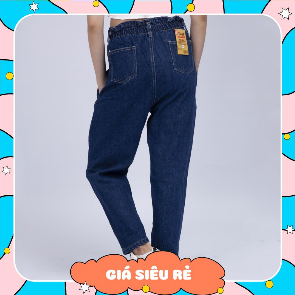 Quần Jean Nữ Cạp Cao Phối Dây Nịt Đậm Co Giãn Thời Trang Cao Cấp Giãn QR04. InsideShop.06