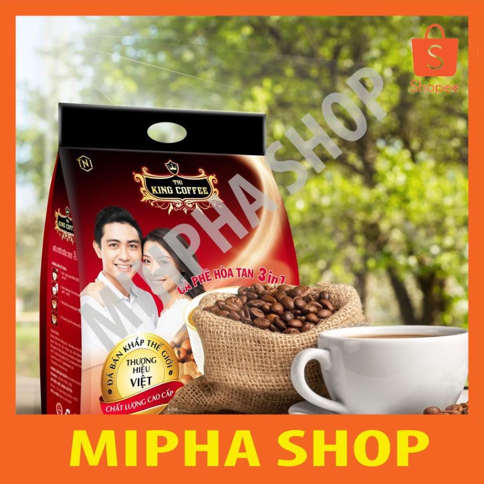 Cà Phê sữa Hòa Tan 3 IN 1 KING COFFEE - Túi 45 gói x 16g - Từ hạt café Arabica và Robusta | BigBuy360 - bigbuy360.vn