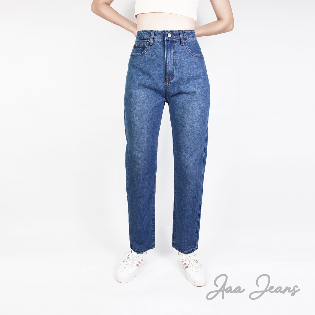Quần Mom Jeans Sky Blue Aaa Jeans