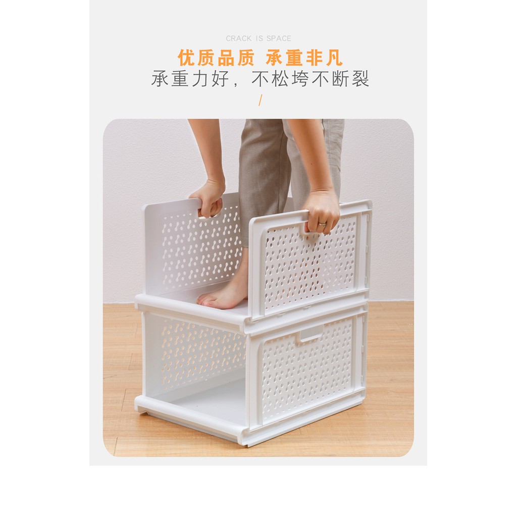 Ngăn kéo dạng hộp bằng nhựa đựng quần áo có thể xếp chồng lên nhau rất tiện lợi
