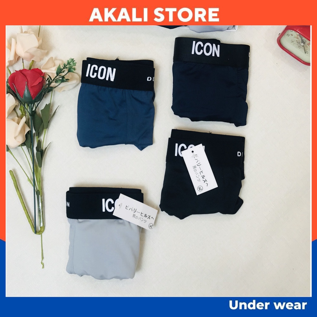Quần lót nam thun lạnh, quần xì  BOXER co dãn 4 chiều  - AKALI