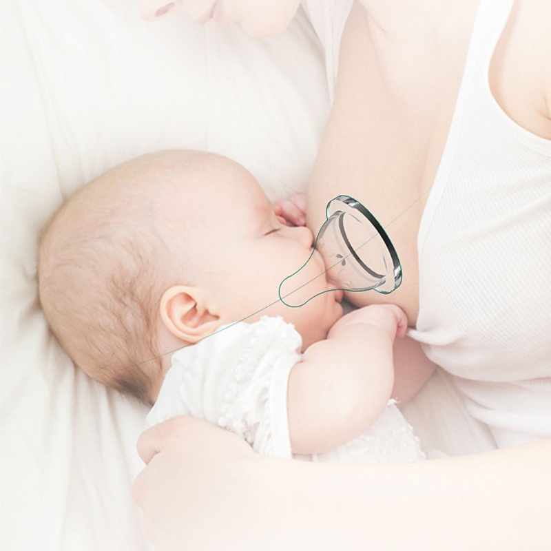 Bình Sữa Silicone Miệng Rộng Dung Tích 180ml Đa Ứng Dụng Cho Bé