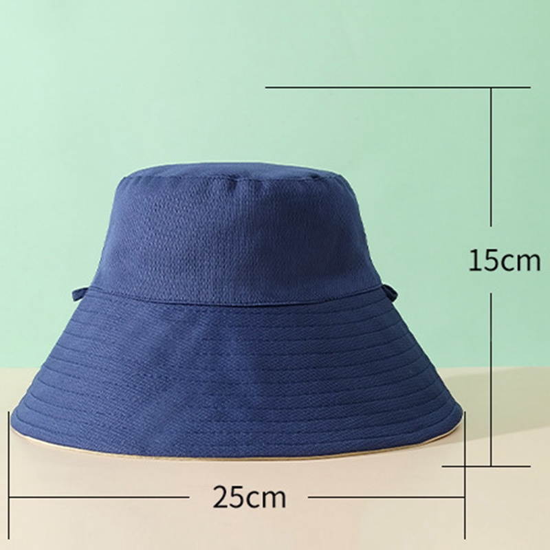 Nón Bucket Màu Trơn Phong Cách Hip Hop Thời Trang Mùa Hè Cho Nam/Nữ