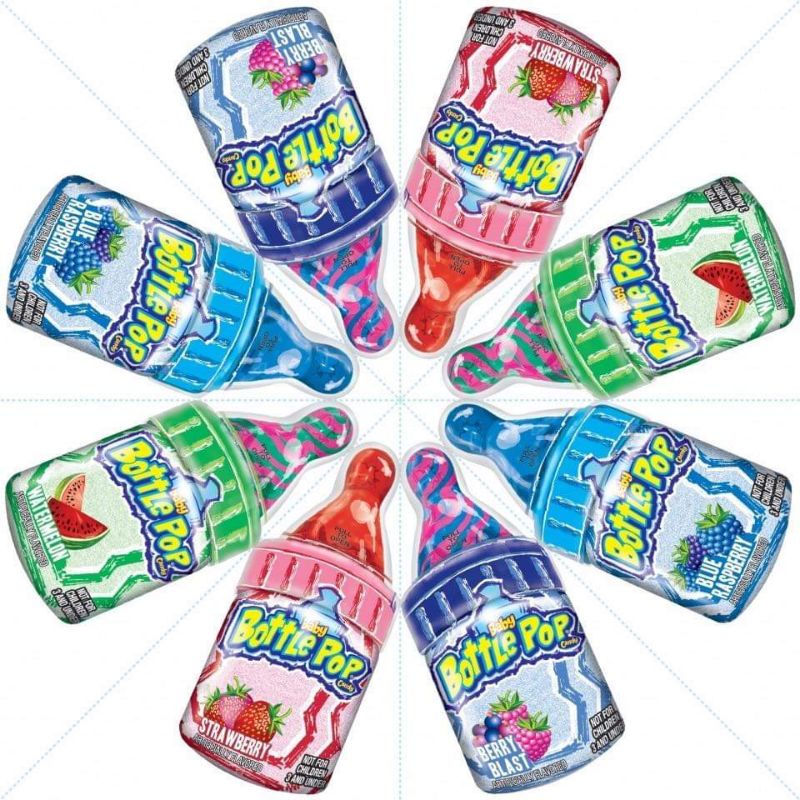 Kẹo bột bình sữa Bottle Pop bình 24g Mỹ