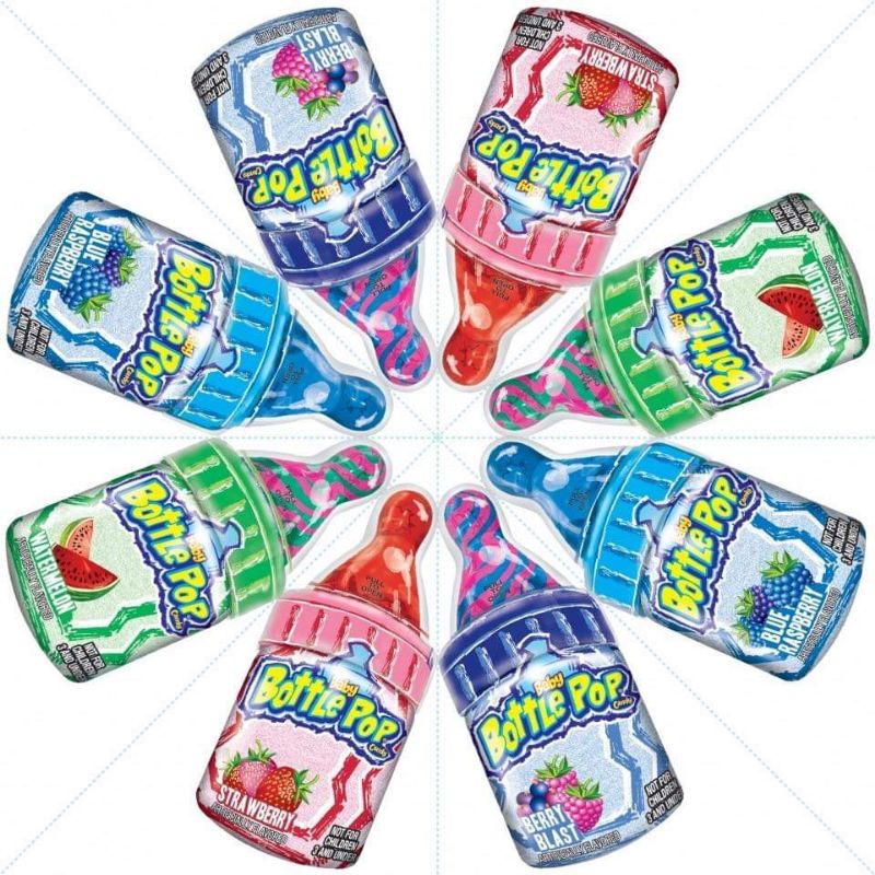 Kẹo bột bình sữa Bottle Pop bình 24g Mỹ