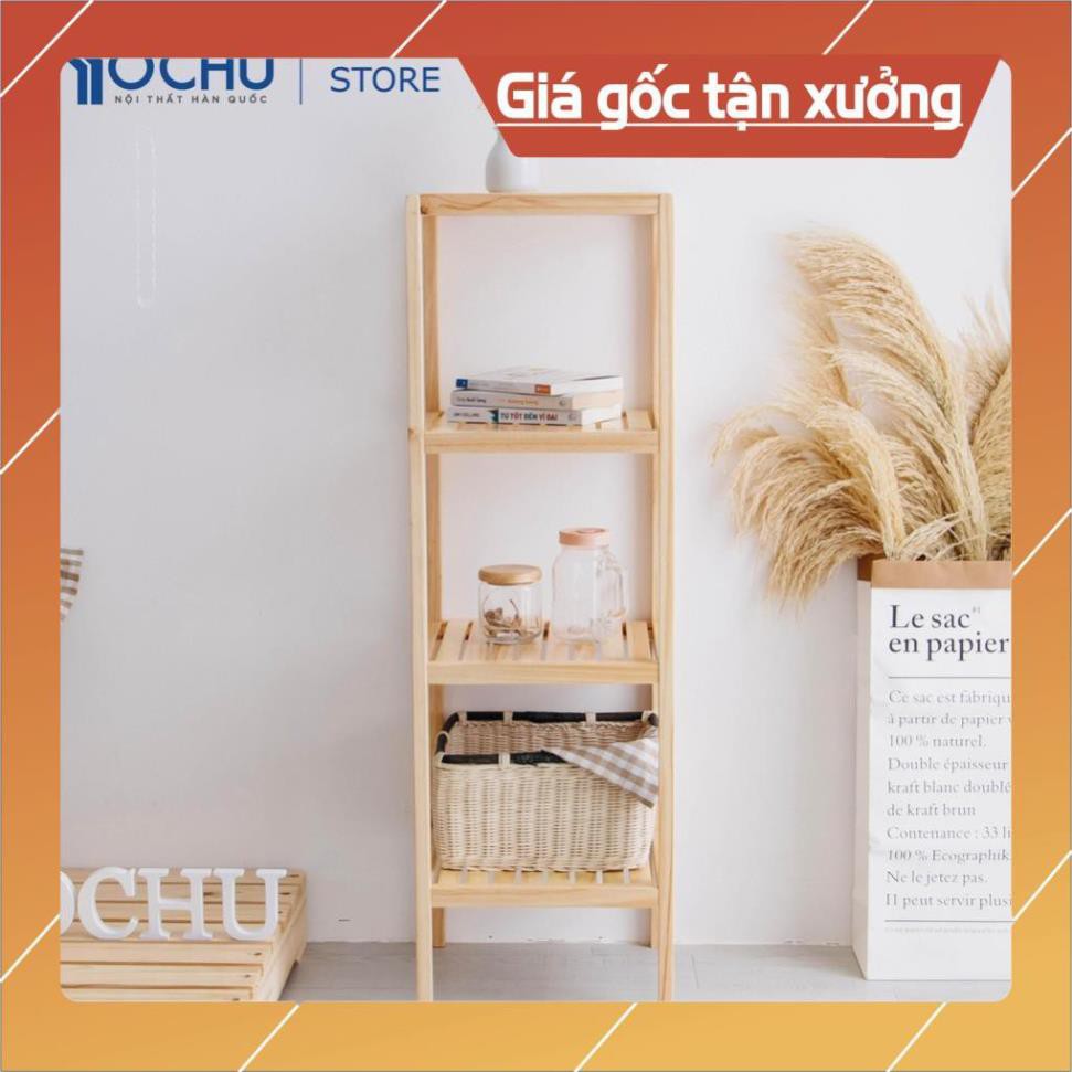 (Giá Xưởng) Kệ Đa Năng 4 Tầng Khung Gỗ