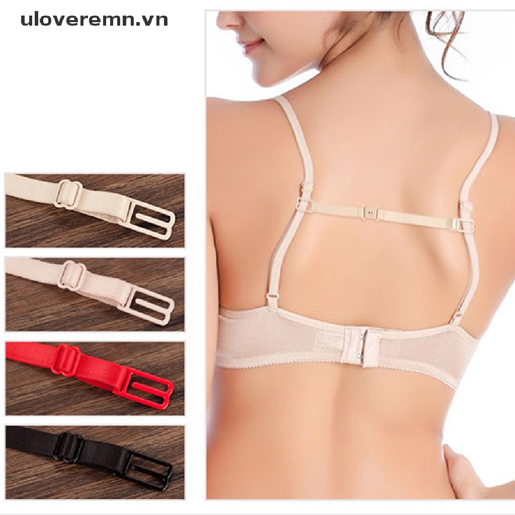 Uloveremn Dây Áo Ngực Co Giãn Đôi Chống Trượt Có Khóa Cài Dành Cho Nữ