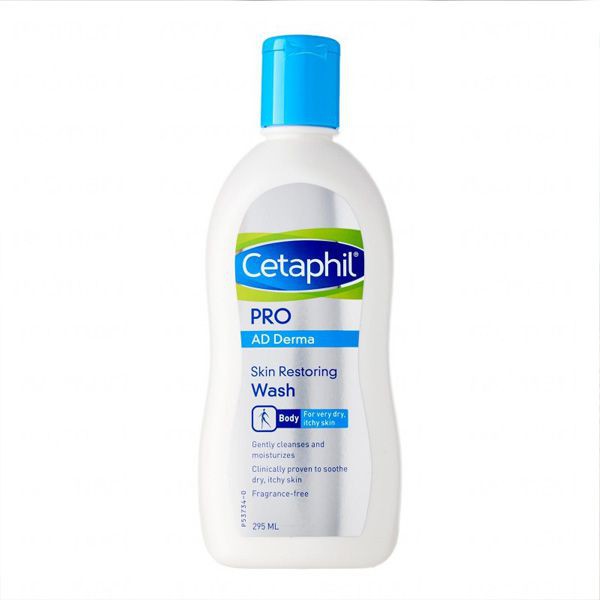 Sữa Tắm Phục Hồi Da Cho Da Cơ Địa, Da Khô Ngứa Cetaphil Pro AD Derma Wash 295ml