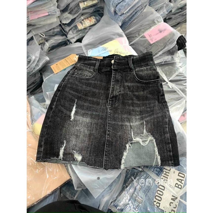 Chân váy khói rách mã 444