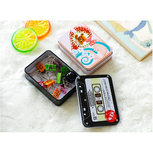Hộp Thiếc Đựng Đồ Mini Phong Cách Vintage - MyNa Mart