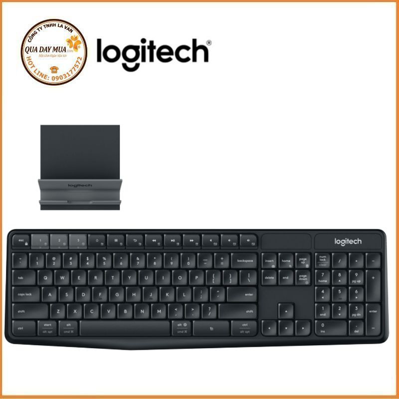 Bàn phím máy tính Logitech Keyboard Bluetooth & Wireless K375s