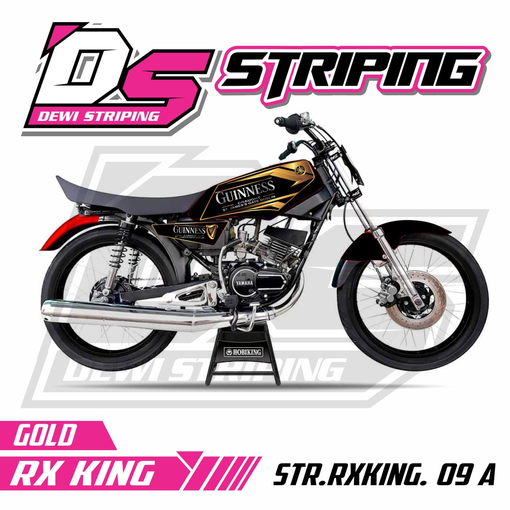 Miếng Dán Trang Trí Xe Mô Tô Yamaha Rx King Best 009 Guinness