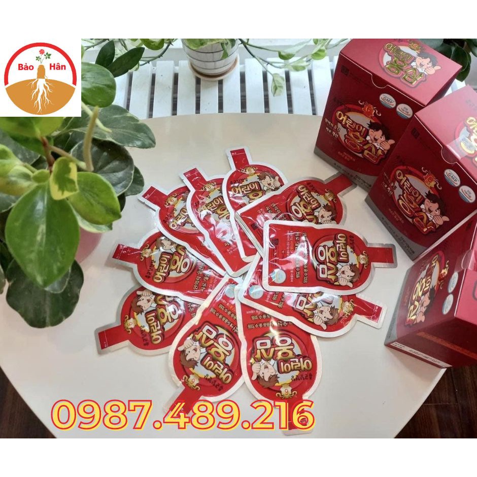 [ Trợ Giá ] Nước Hồng Sâm Baby Ngón Tay Cao Cấp Hàn Quốc, Hộp 30 gói