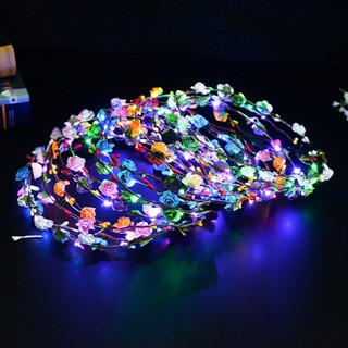 Vòng Hoa Đội Đầu Có Đèn Led Phát Sáng