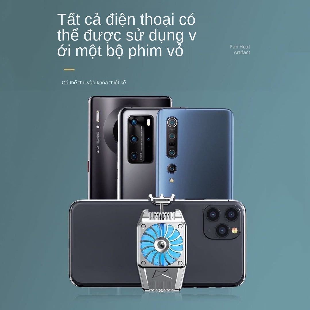 Quạt tản nhiệt làm mát cho điện thoại SIDOTECH Memo DL02 Cổng Lightning/TypeC / Tản nhiệt nhanh cho game thủ mobile | BigBuy360 - bigbuy360.vn