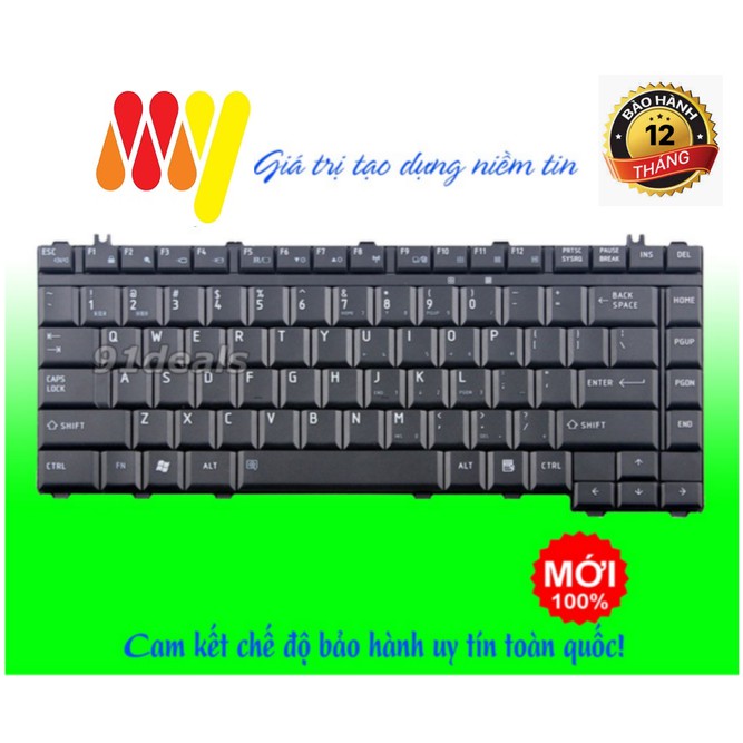 [Mã ELFLASH5 giảm 20K đơn 50K] BÀN PHÍM LAPTOP TOSHIBA M200 M300 M500 L510 CAO CẤP