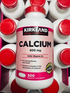 Calcium D3 600mg 500 viên mẫu mới