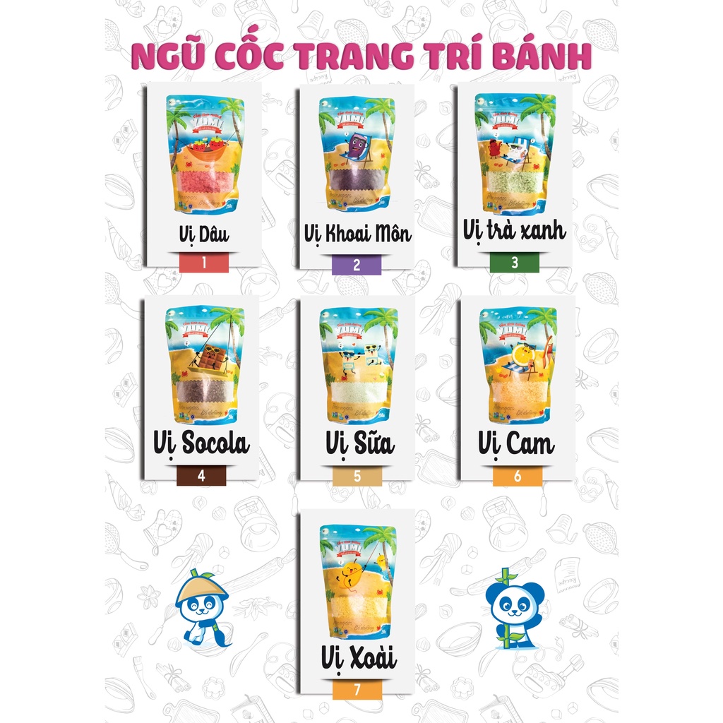 NGŨ CỐC RẮC BÁNH BỊCH 250G-YUM