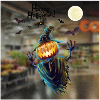 Decal trang trí Halloween - Người rơm quỷ
