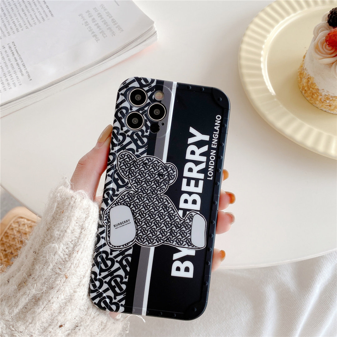 Ốp điện thoại bằng nhựa mềm hình gấu hoạt hình dễ thương cho iPhone12 mini 11 PRO MAX 7 / 8plus SE2020 X / XS XR XSMAX | BigBuy360 - bigbuy360.vn