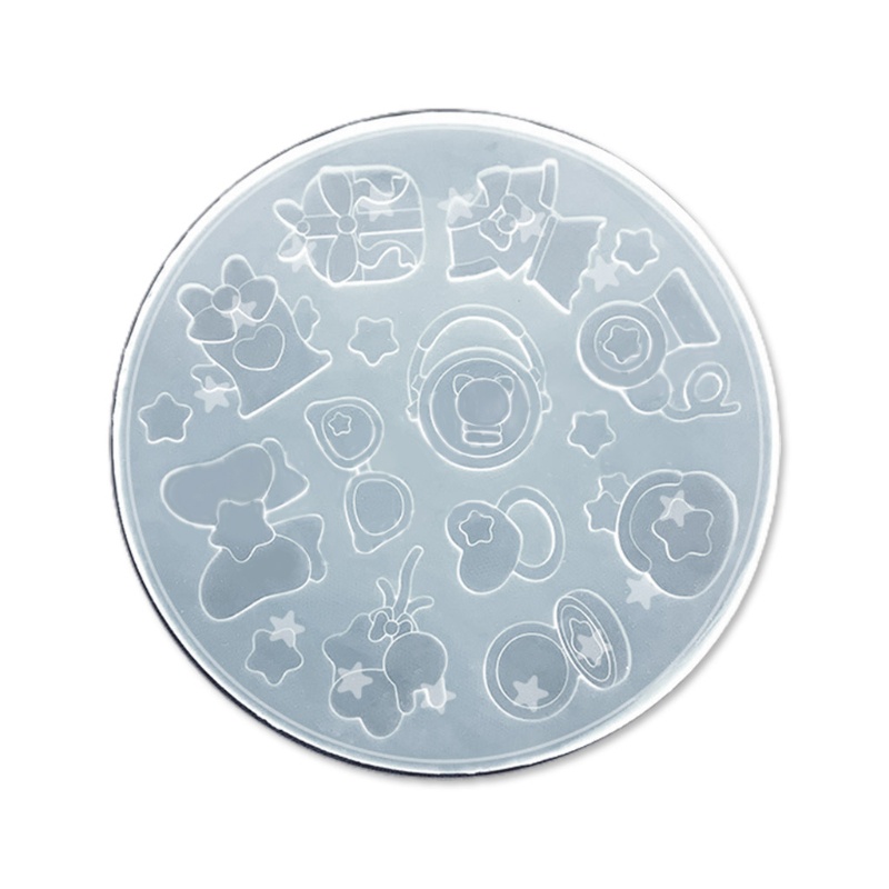 Khuôn Silicone Làm Móc Khóa Bằng Nhựa Resin DIY