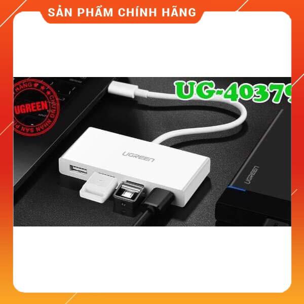 [CHÍNH HÃNG] Cáp USB Type C to USB 3.0 chia 4 cổng Ugreen 40379 chính hãng bảo hành 18 tháng