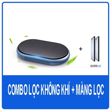 Máy lọc không khí trên ô tô dùng năng lượng mặt trời - máy lọc bụi mịn,khử mùi,kháng khuẩn,đuổi muỗi chống say xe