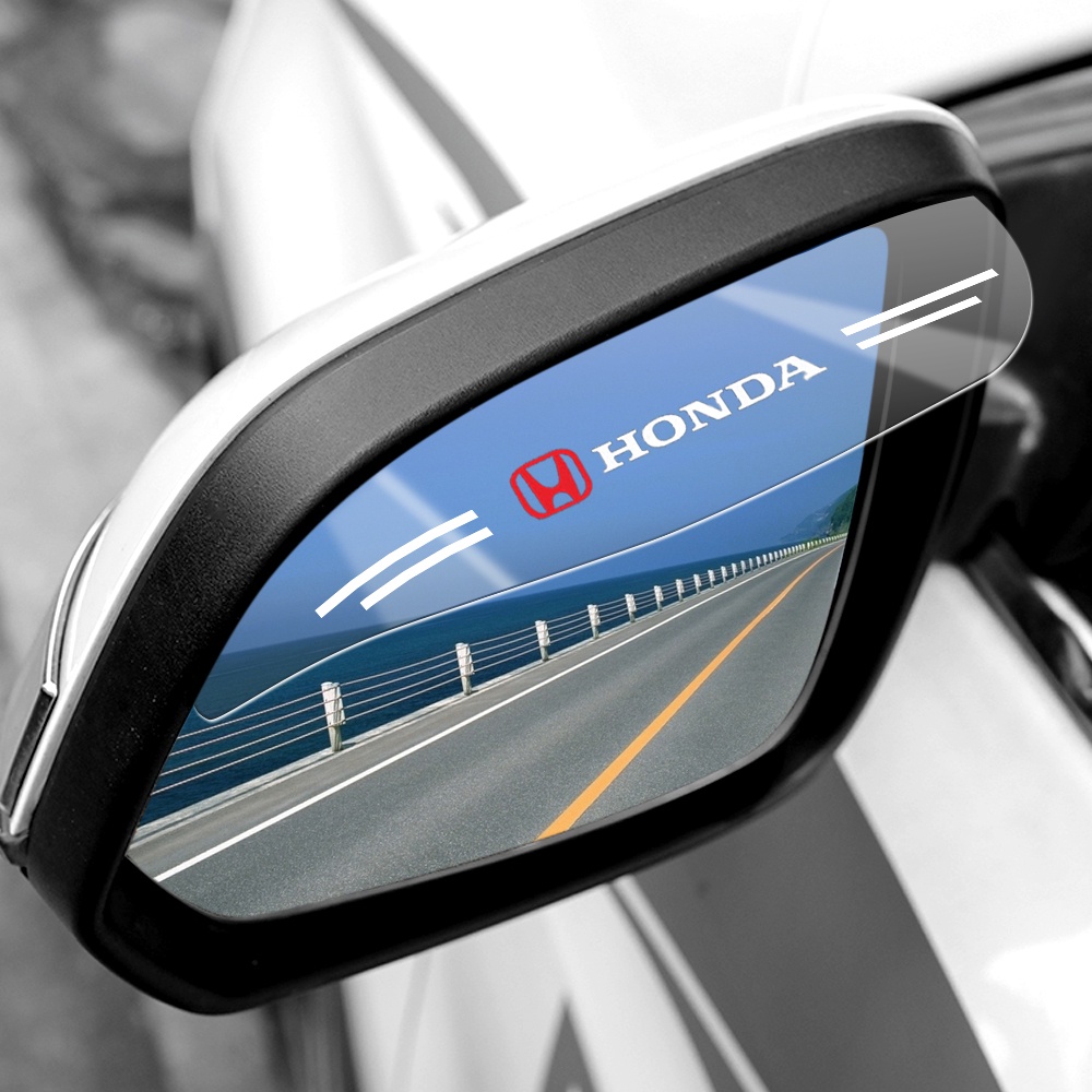 HONDA Set 2 Ốp Gương Chiếu Hậu Chống Nước Mưa Cho Freed Brio City Civic CRV HRV BRV Jazz FD/FC Accord Pcx