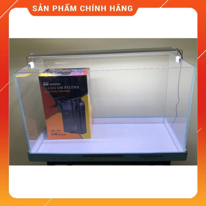 { RẺ VÔ ĐỐI } Bộ Bể Cá 60cm Kính Siêu Trong 5 Mặt, Dài 60cm Rộng 30cm Cao 36cm - Bể Cá Cảnh