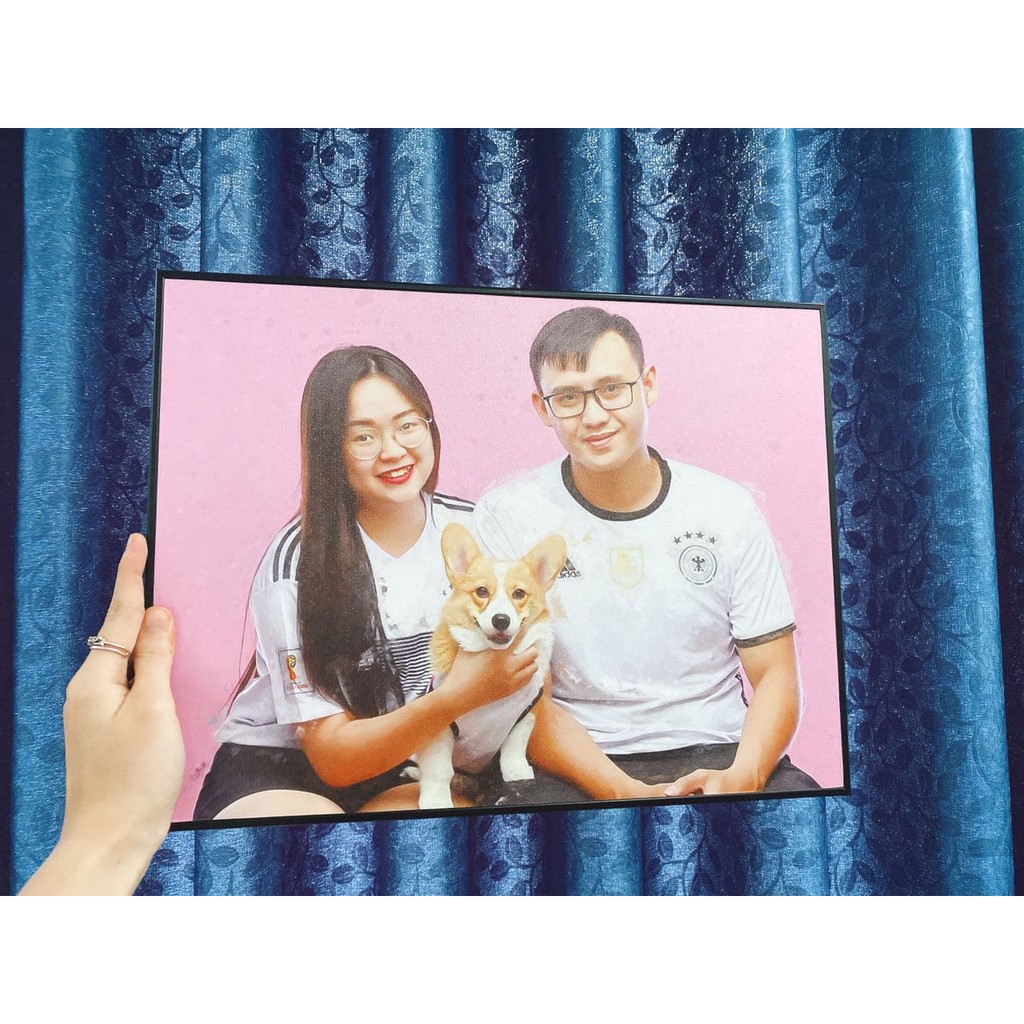 Tranh chân dung màu nước siêu đẹp , siêu bền chống nước, ẩm mốc giá chỉ từ 199k | BigBuy360 - bigbuy360.vn