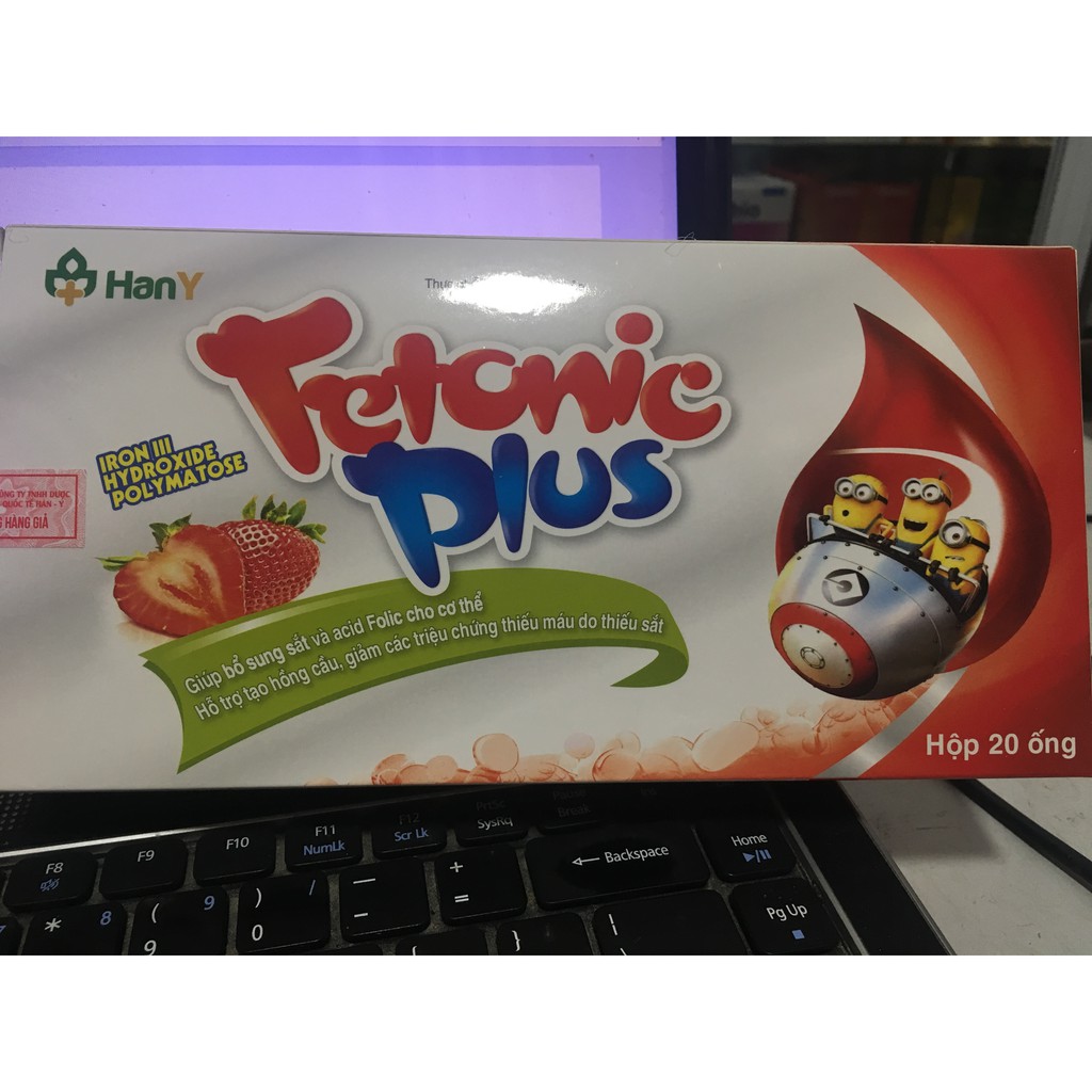 Fetonic Plus - Sắt nước bổ sung Acid Folic + Sắt + chất xơ cho bé từ 1 tuổi và mẹ bầu - Không táo bón