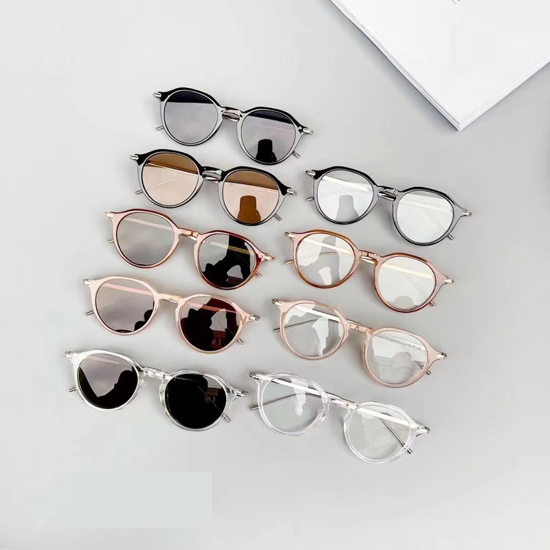 Kính Mát Gọng Tròn Chống Ánh Sáng Xanh Thời Trang