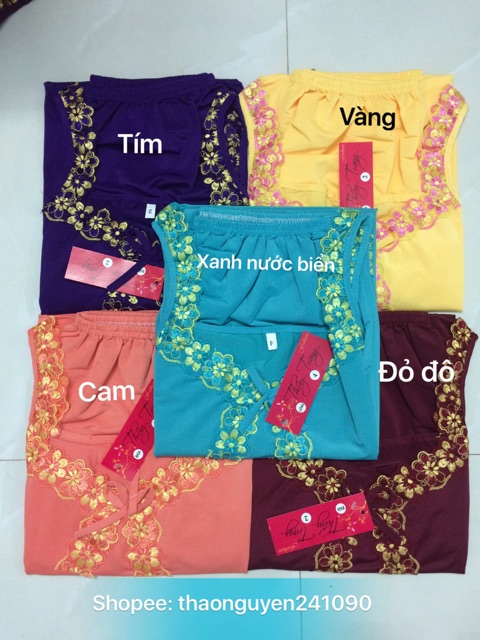 Bộ đồ ngủ thun lạnh lửng MS03 có nhiều màu | BigBuy360 - bigbuy360.vn