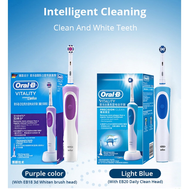 Bàn chải đánh răng điện Braun Oral B Sumizumi Clean Fross