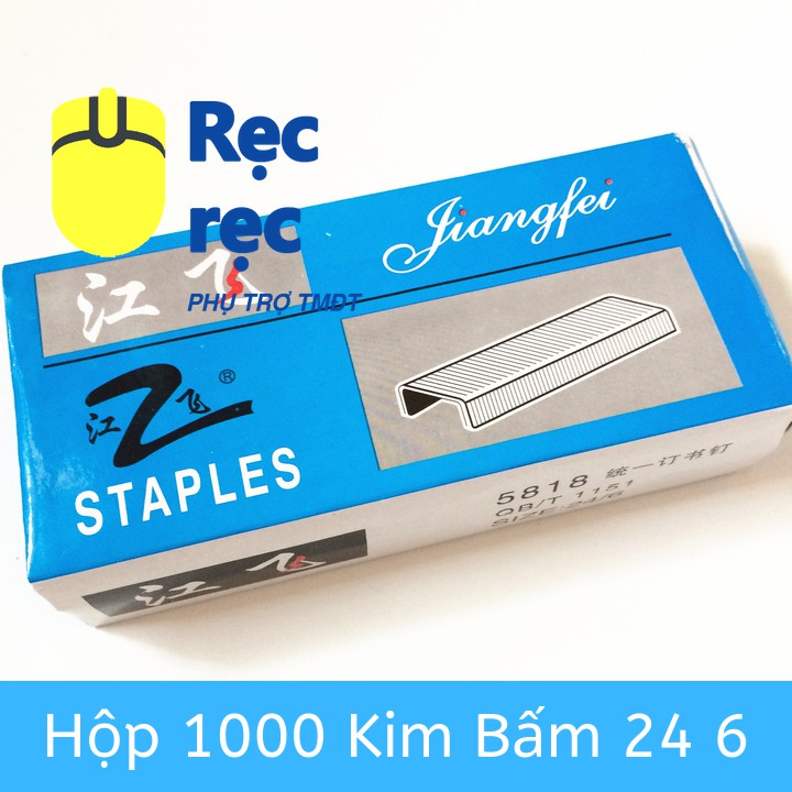 Hộp 1000 Kim bấm số 24-6 STAPLES– KBL246